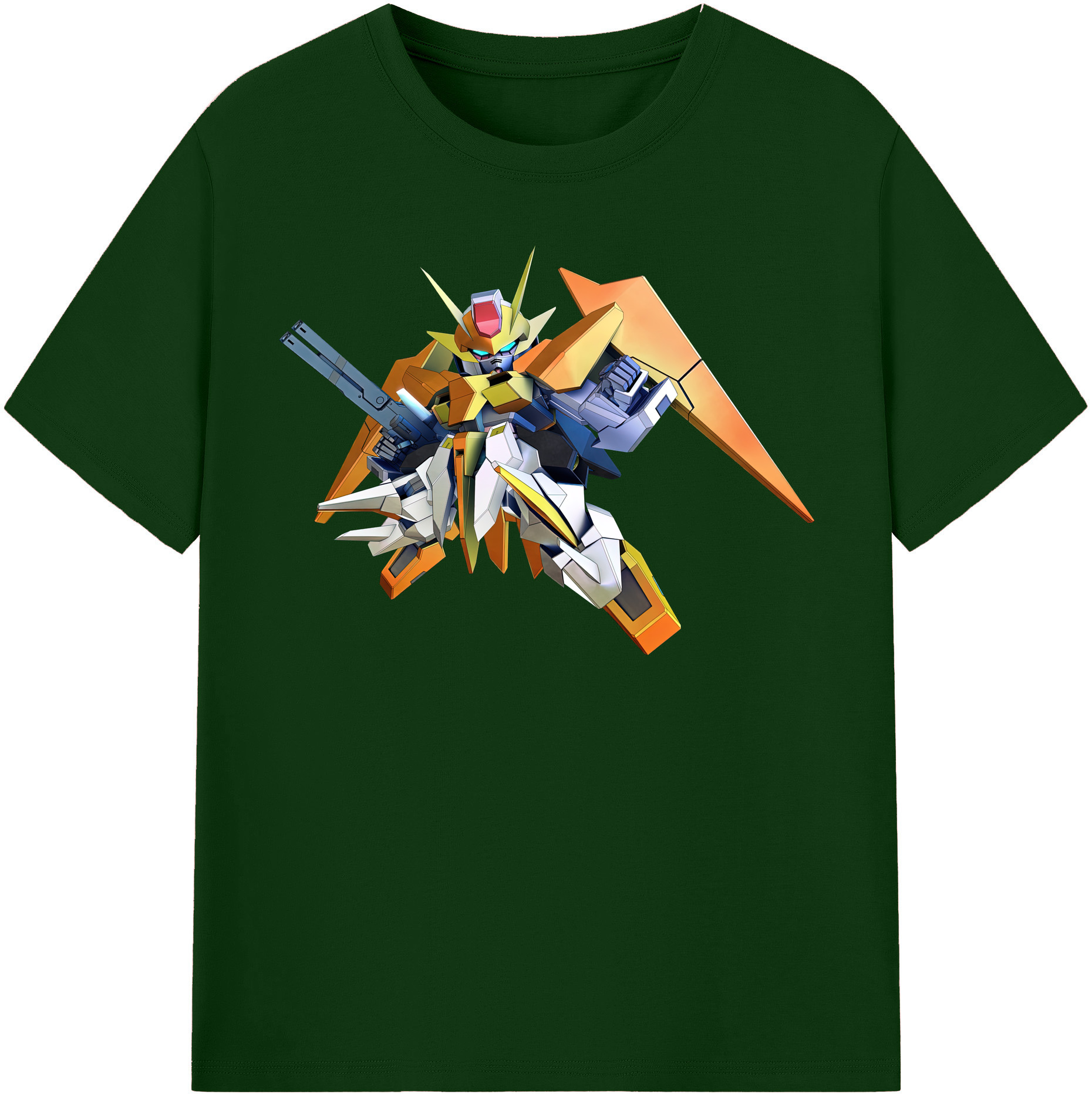 （画像用） 機動戦士ガンダム Mobile Suit Gundam 綿100％半袖Tシャツ（フロントプリント）